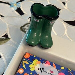 Nora Fleming Green Boot A227 Retired